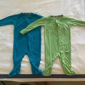 Blue and Green Magnetic Me Onesie 0-3m